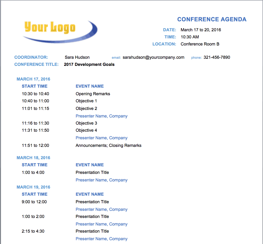 free meeting agenda templates smartsheet sample agenda formats